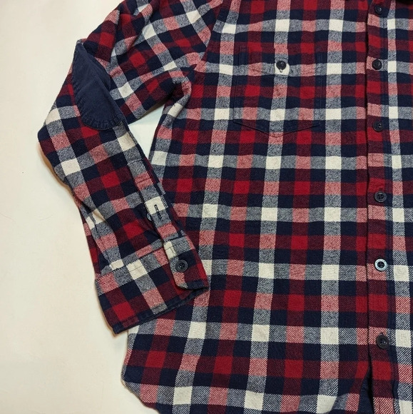 Mountain Warehouse Lumberjack  Flannel Navy Red Plaid Button Down XXL - Picture 8 of 11